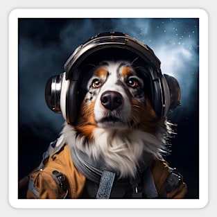 Astro Dog - Australian Shepherd Magnet